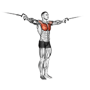 cable cross-over variation demonstration