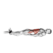 narrow style band jack knife sit-up demonstration