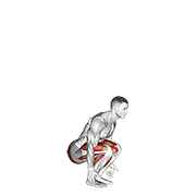 semi squat jump (male) demonstration