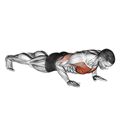 clock push-up demonstration