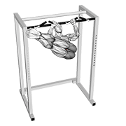 hanging straight twisting leg hip raise with compound demonstration