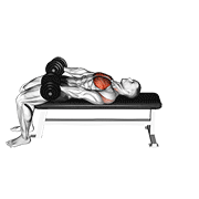 dumbbell around pullover - intensive variation demonstration