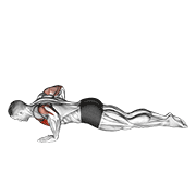 kneeling push-up (male) demonstration