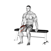 chair leg extended stretch with modified demonstration