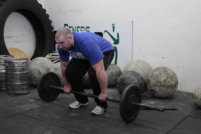 Axle Deadlift demonstration
