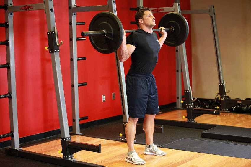 Barbell Squat demonstration