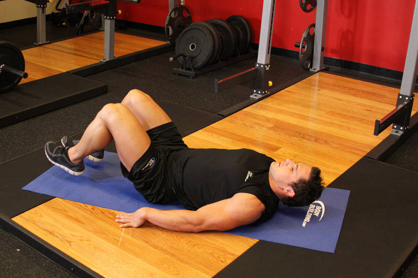 Bent-Knee Hip Raise demonstration