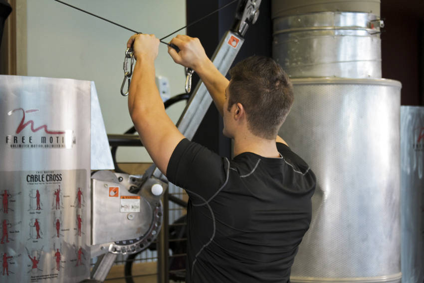 Cable Rear Delt Fly demonstration