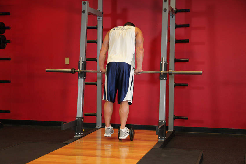 Calf Raise On A Dumbbell demonstration