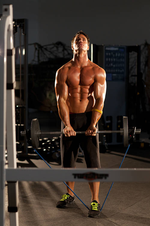 Close-Grip EZ-Bar Curl with Band demonstration