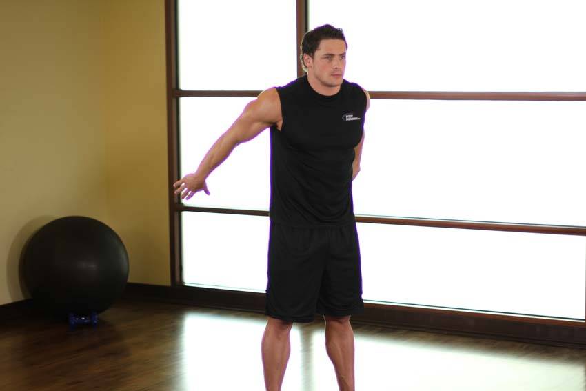 Dynamic Back Stretch demonstration