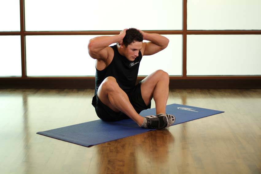 Groin and Back Stretch demonstration