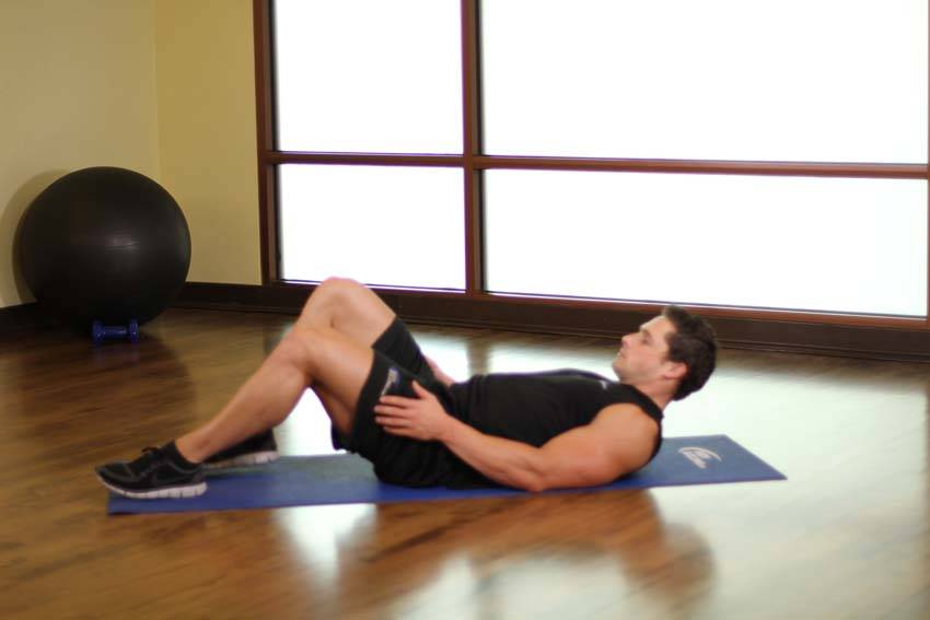 Hug Knees To Chest demonstration
