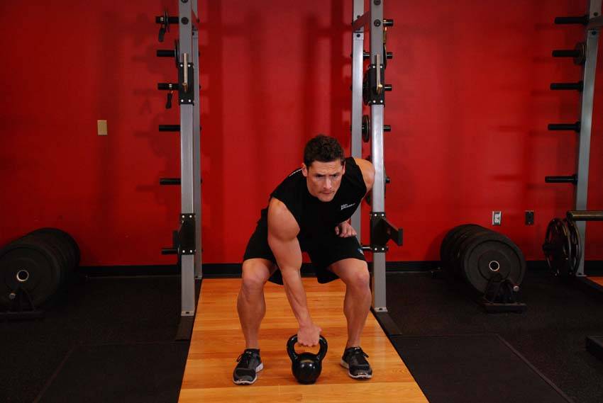 Kettlebell Dead Clean demonstration