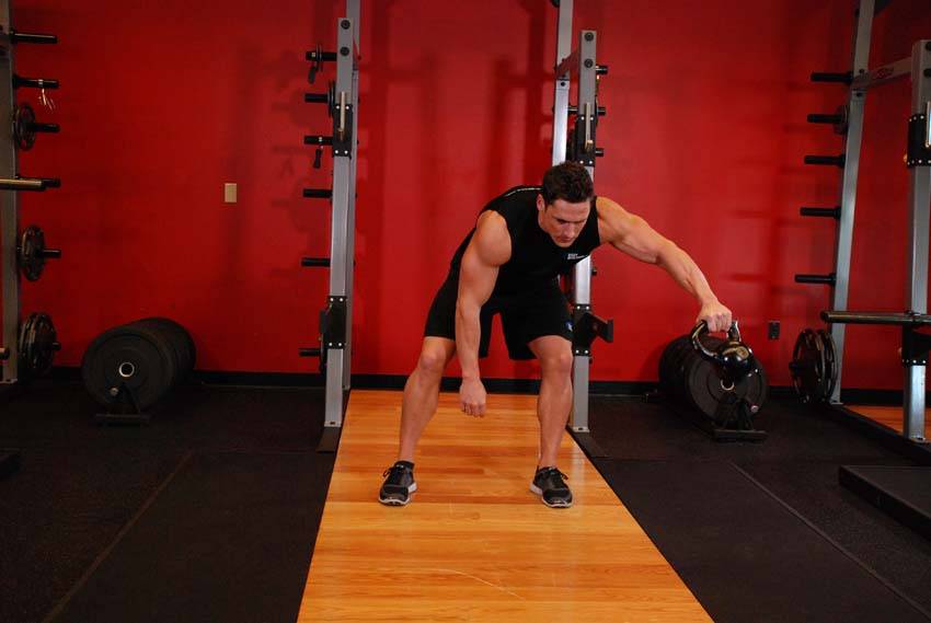 Kettlebell Pass Between The Legs demonstration