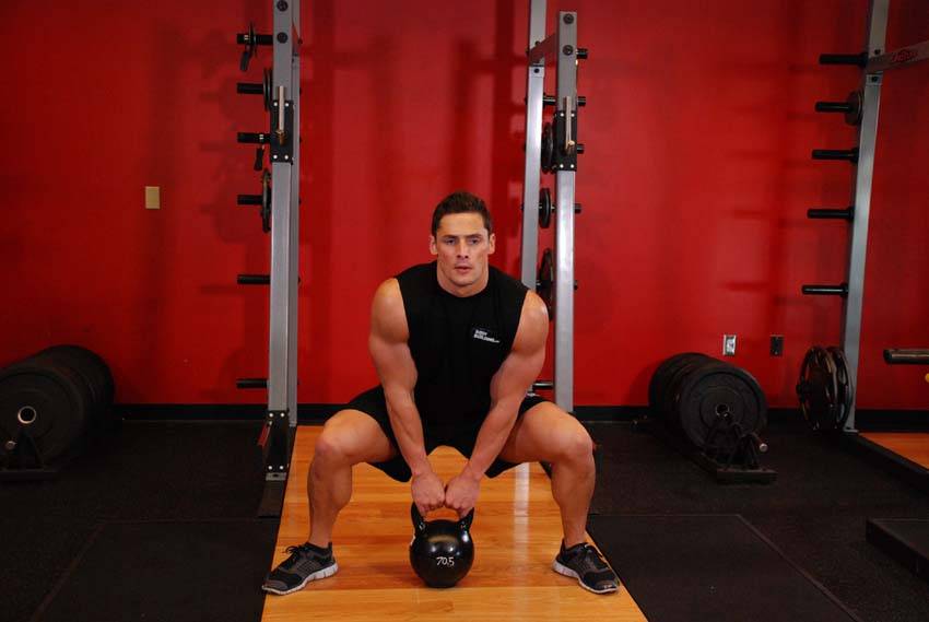 Kettlebell Sumo High Pull demonstration