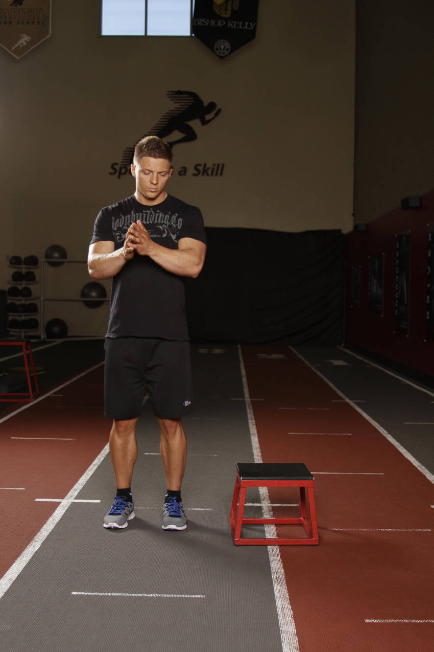 Lateral Box Jump demonstration