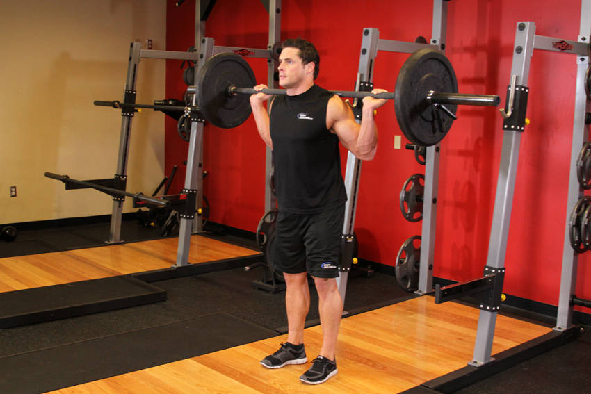 Narrow Stance Squats demonstration