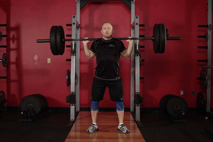 Olympic Squat demonstration