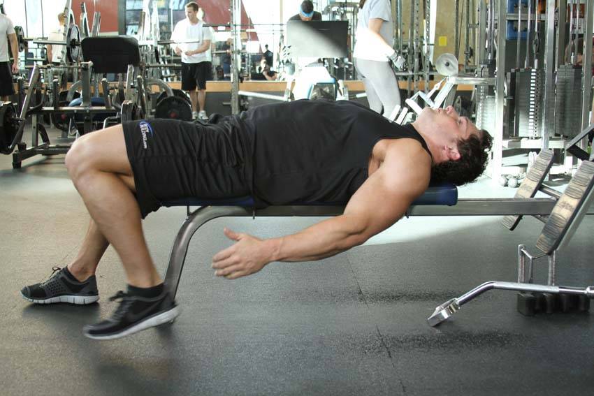 On-Your-Back Quad Stretch demonstration