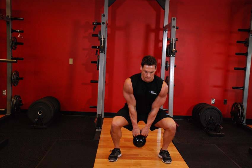 Open Palm Kettlebell Clean demonstration