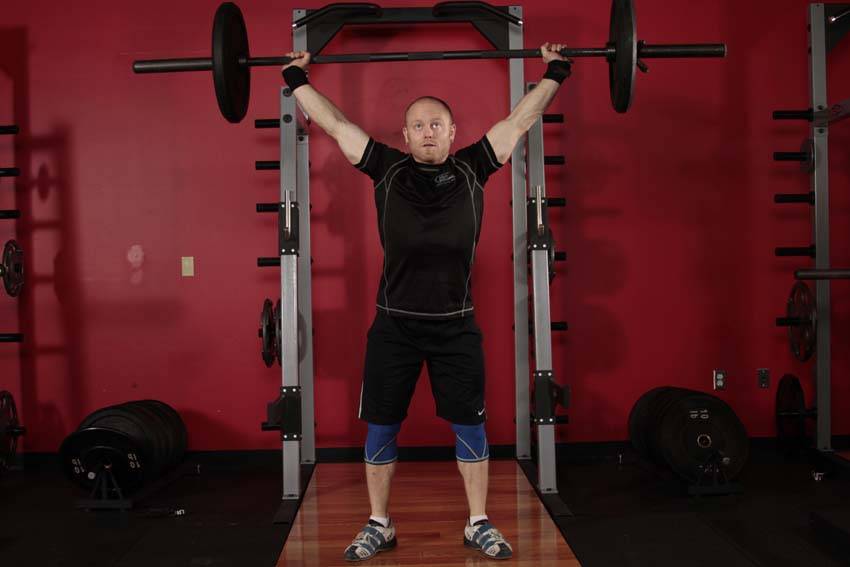 Overhead Squat demonstration
