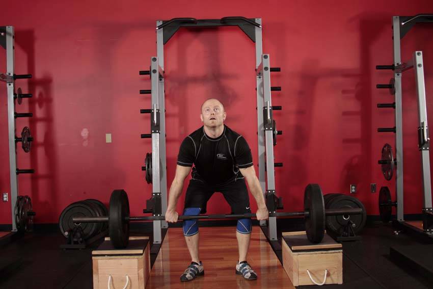 Power Clean from Blocks demonstration