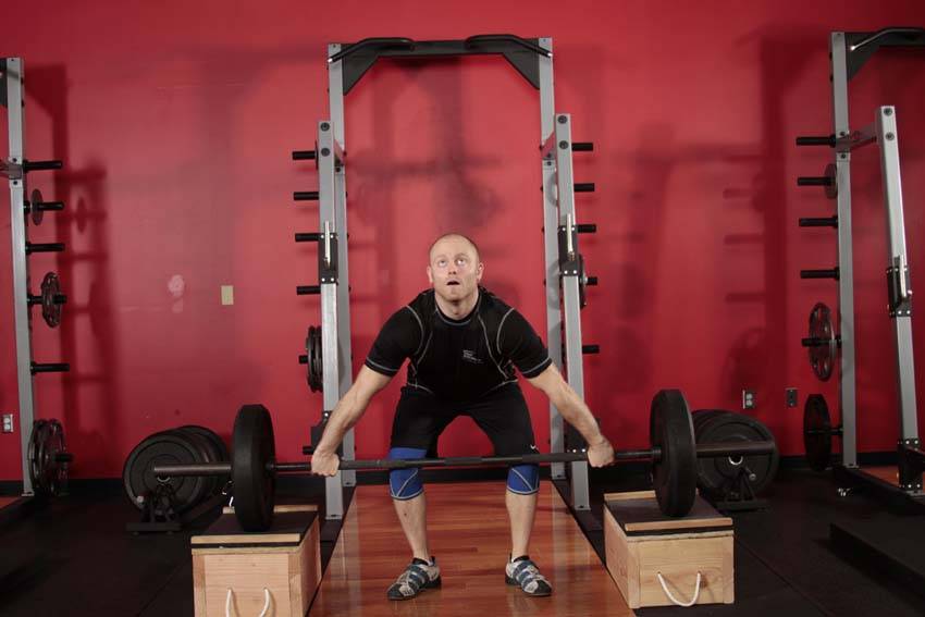 Power Snatch from Blocks demonstration