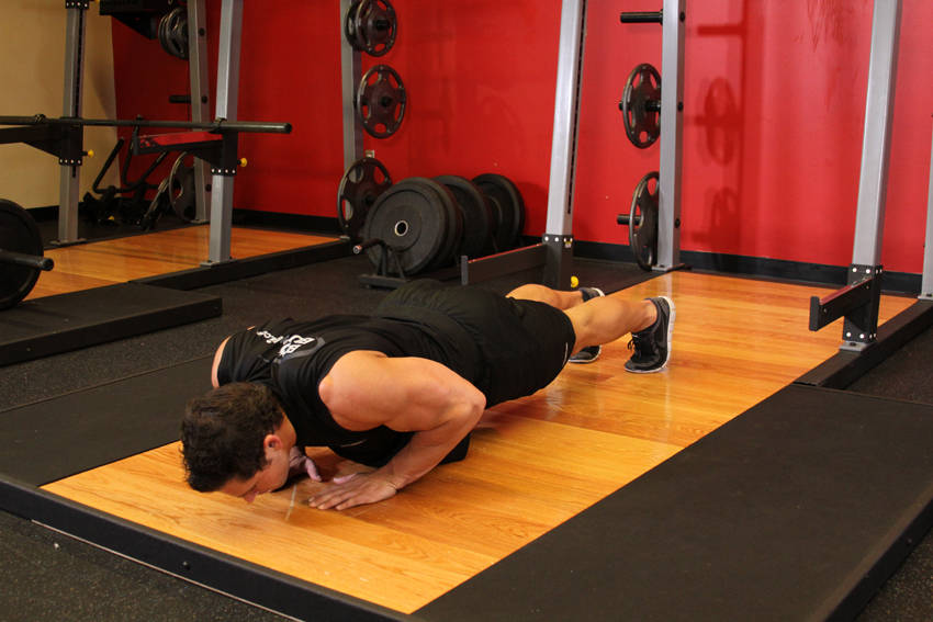 Pushups (Close and Wide Hand Positions) demonstration
