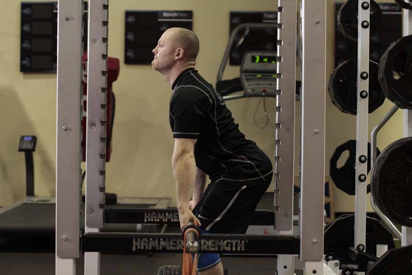 Rack Pull with Bands demonstration