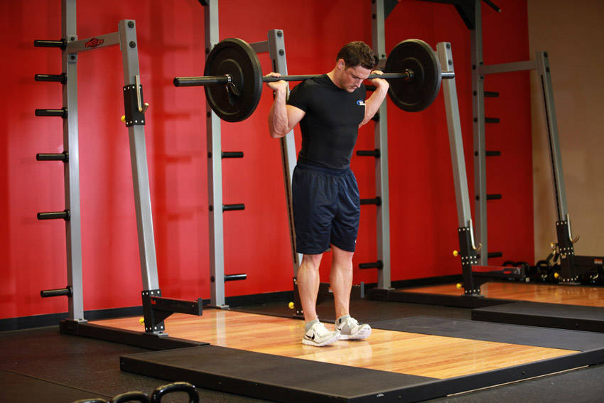 Rocking Standing Calf Raise demonstration