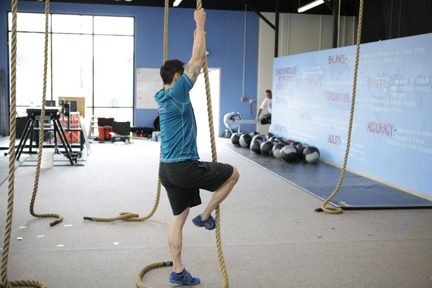 Rope Climb demonstration