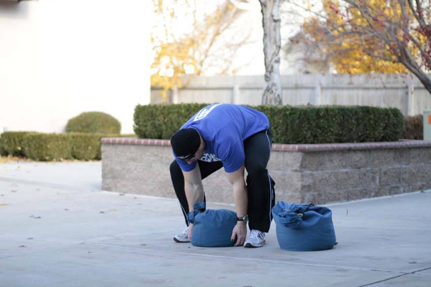 Sandbag Load demonstration
