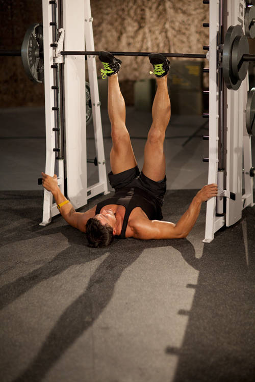 Smith Machine Leg Press demonstration