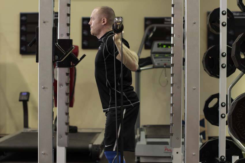 Squat with Bands demonstration