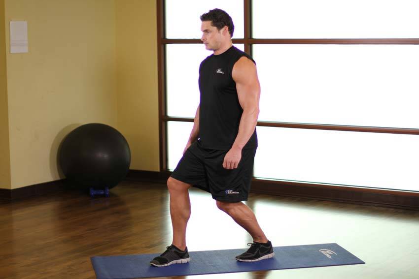 Standing Soleus And Achilles Stretch demonstration