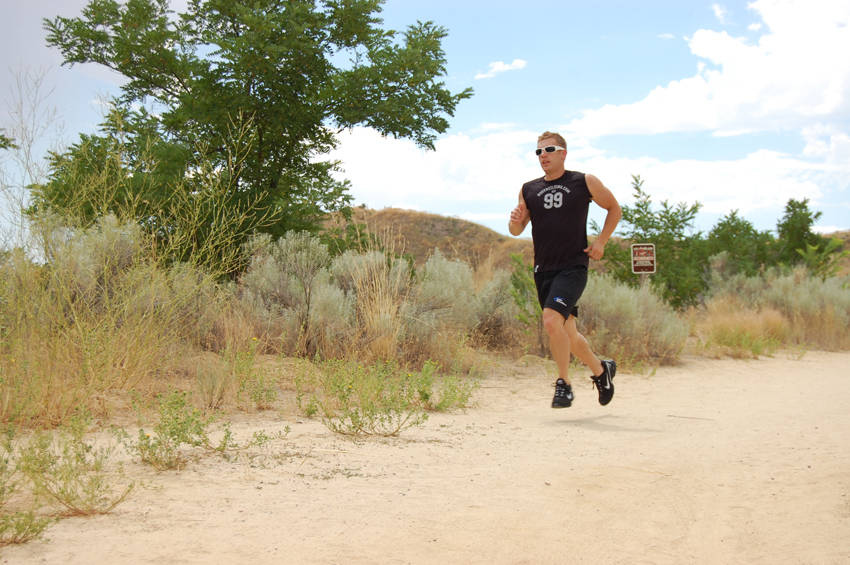 Trail Running/Walking demonstration