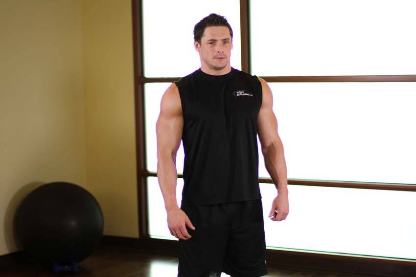 Tricep Side Stretch demonstration