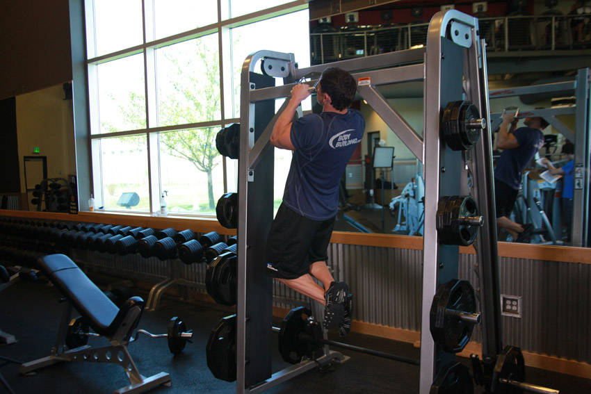 V-Bar Pullup demonstration
