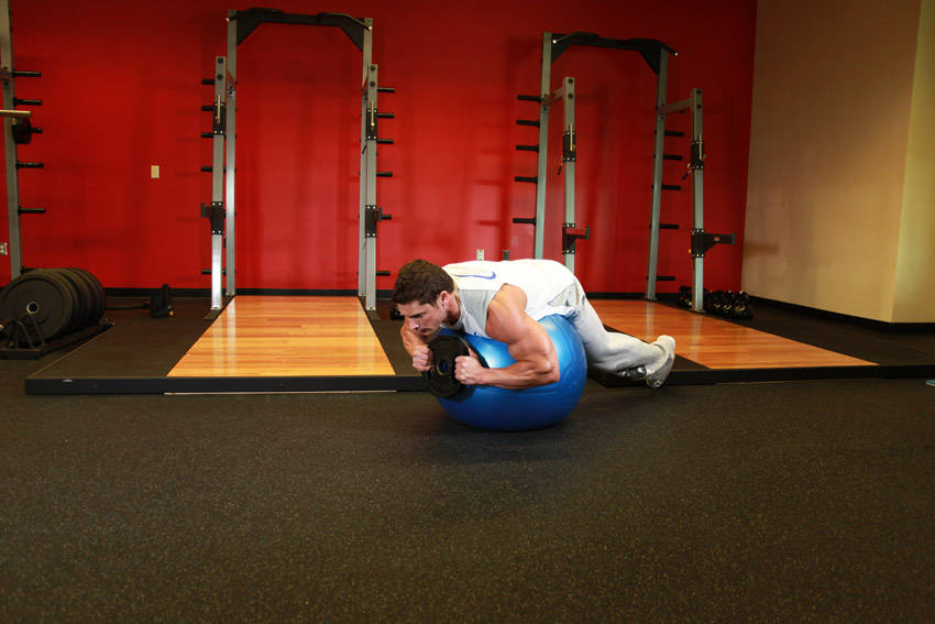 Weighted Ball Hyperextension demonstration
