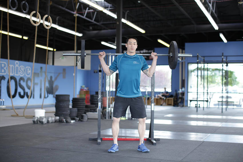 Weighted Jump Squat demonstration