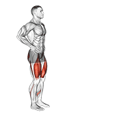 fierce style forward lunge (male) demonstration